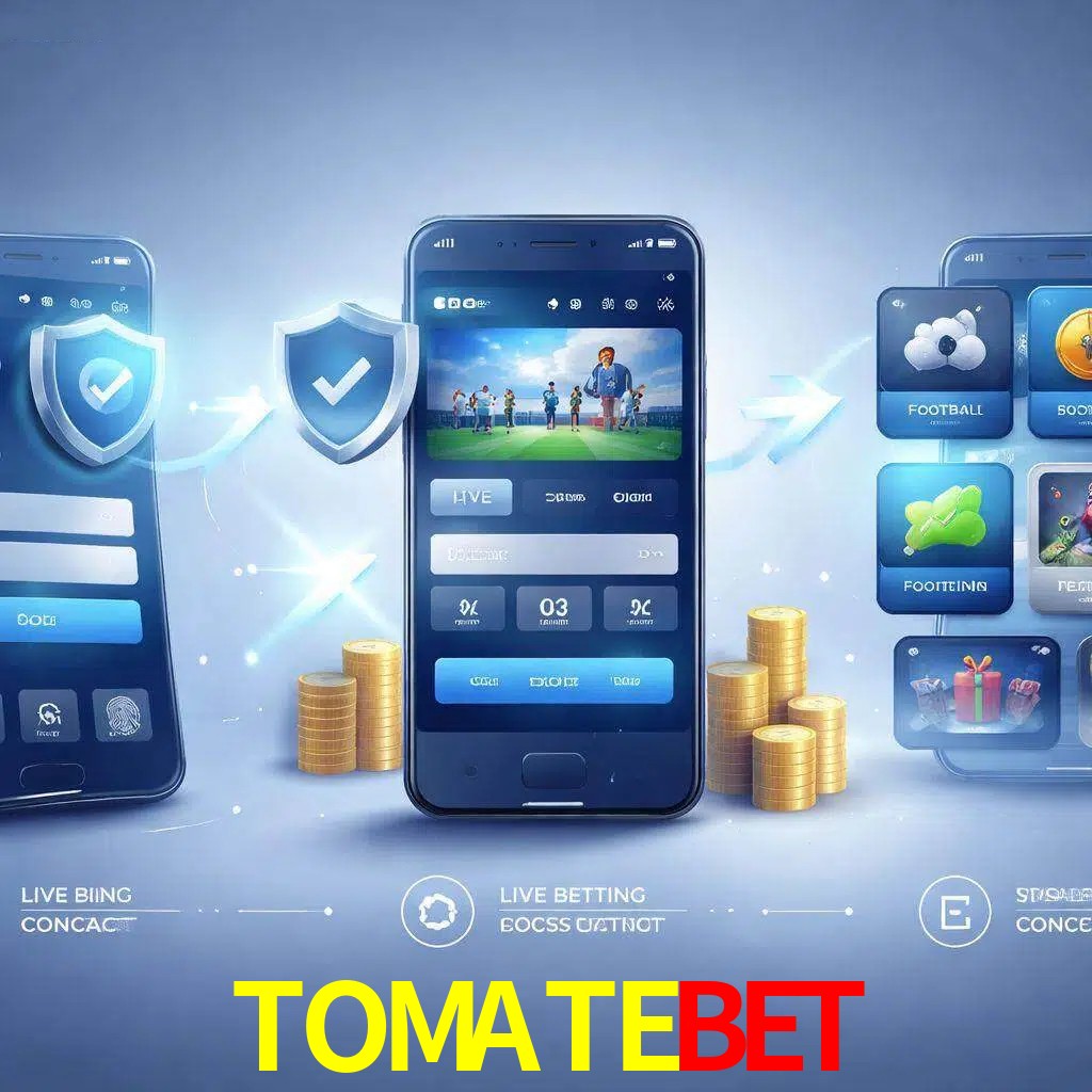 Pasos de acceso a la app TOMATEBET en pantalla de teléfono móvil