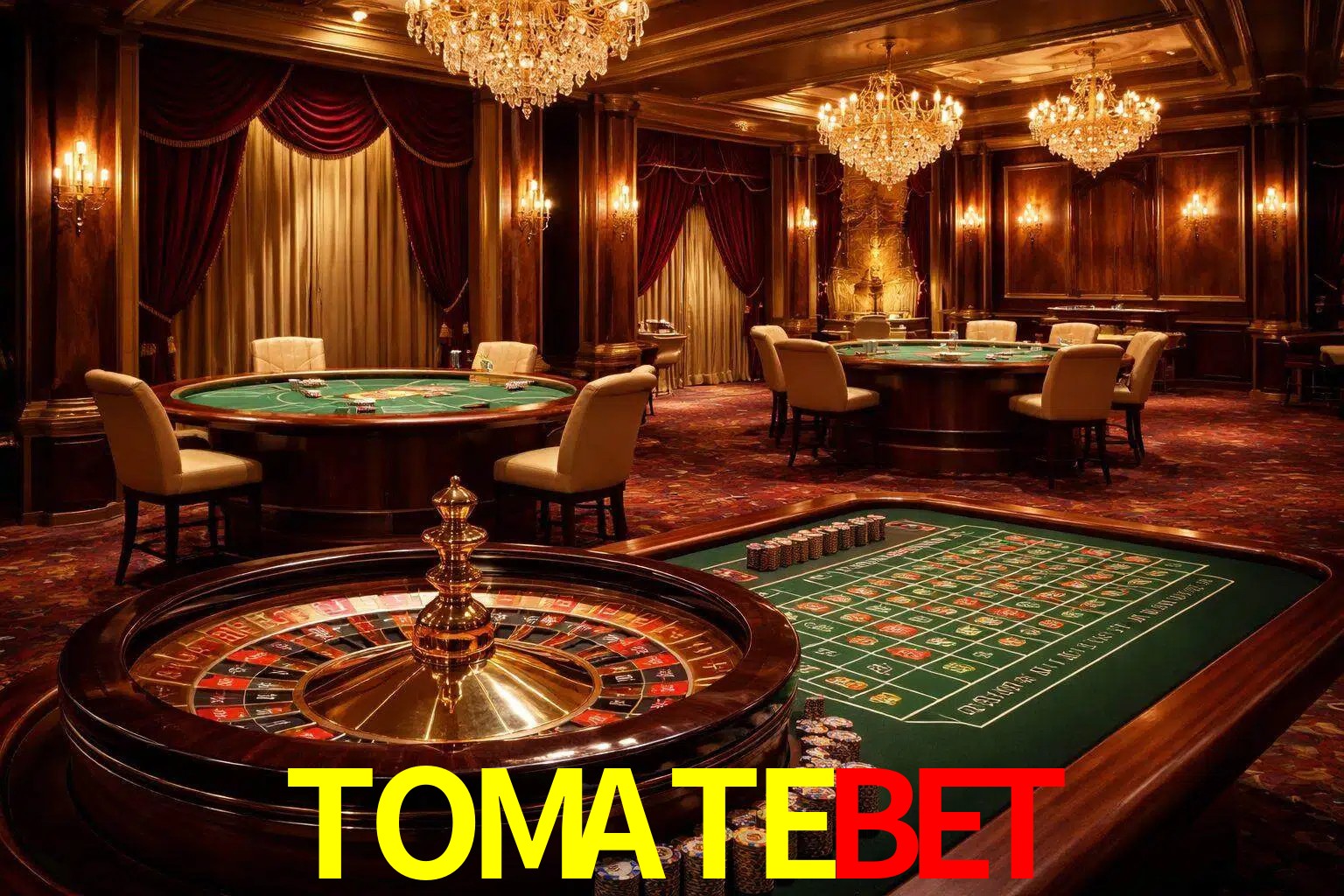 Una escena premium de mesa de casino en vivo con cartas, elementos de ruleta y un ambiente pulido de estudio de transmisión.